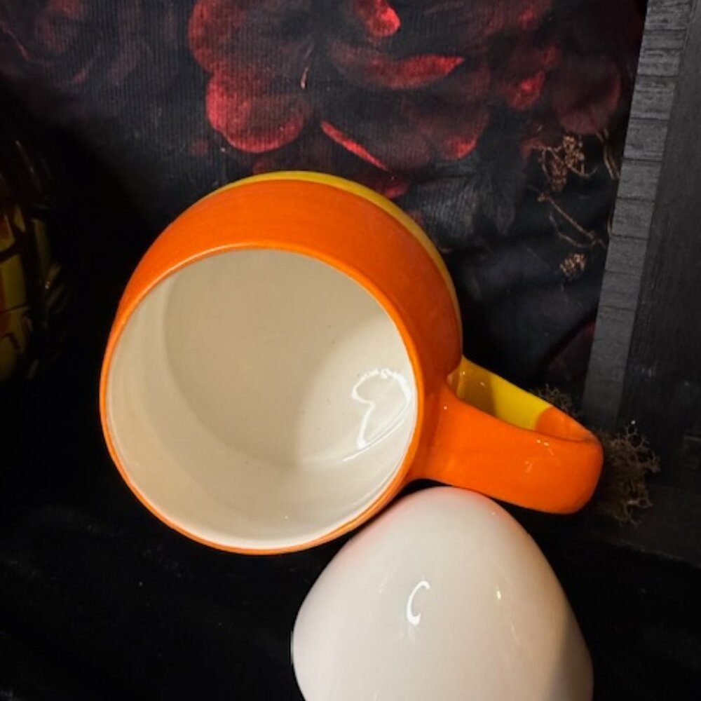 Mr. Christmas Candy Corn Mug Set of 2 NWT - Picture 4 of 6